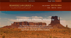 Desktop Screenshot of benavidezlaw.com